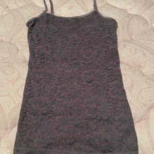 [NEW] Aeropostale Lace Cami (Grey)